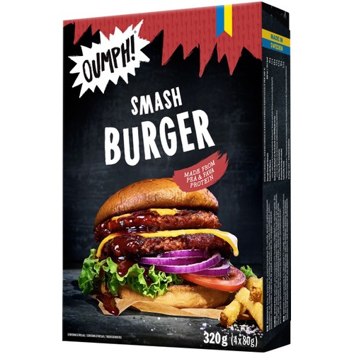 Smashed burger 320g Oumph