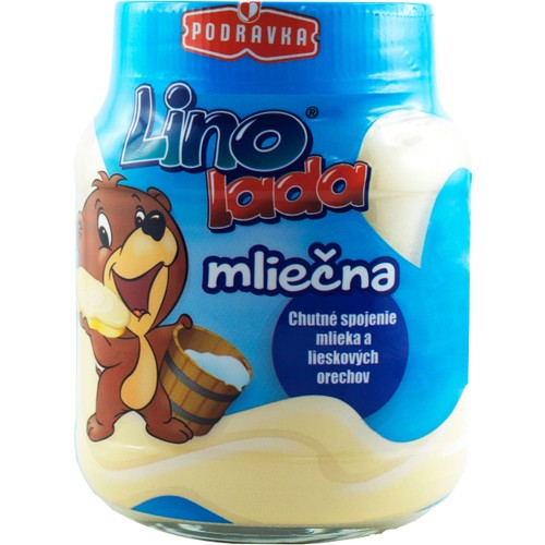 Hasselnötskräm Linolada Mjölk 350g Podravka