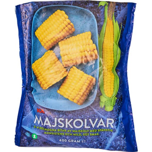 Majskolv i bit Fryst 400g  ICA
