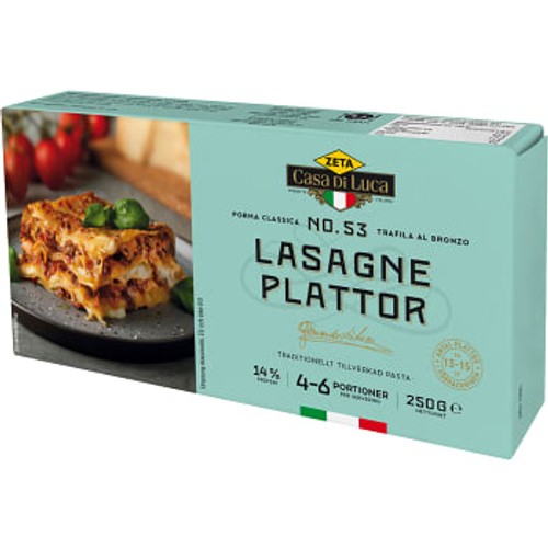 Lasagneplattor 250g Zeta