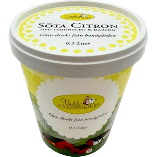 Sötcitronglass 500ml Väddö Gårdsmejeri