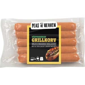 Grillkorv vegan 250g Peas of Heaven