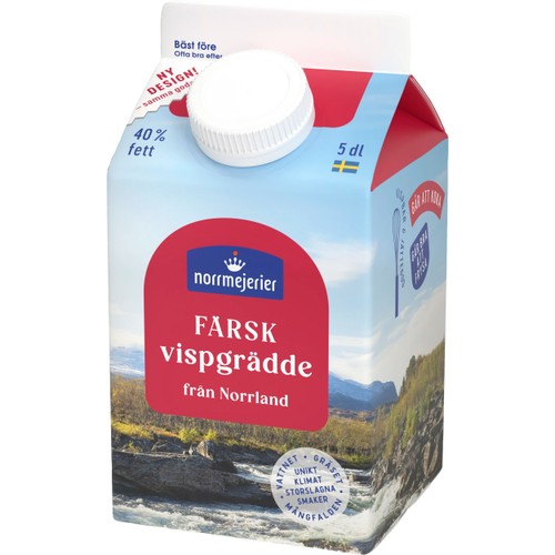 Vispgrädde 40% 5dl Norrmejerier