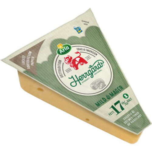 Herrgård® ost mild mager 17% ca 730g Arla Ko®