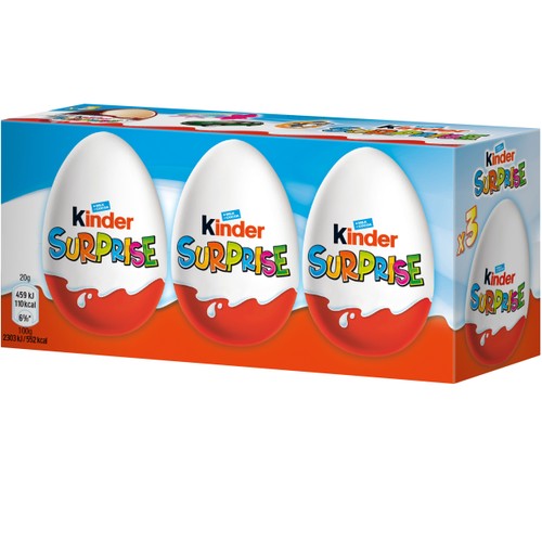 Kinder Surpriseägg 3-p 60g Ferrero
