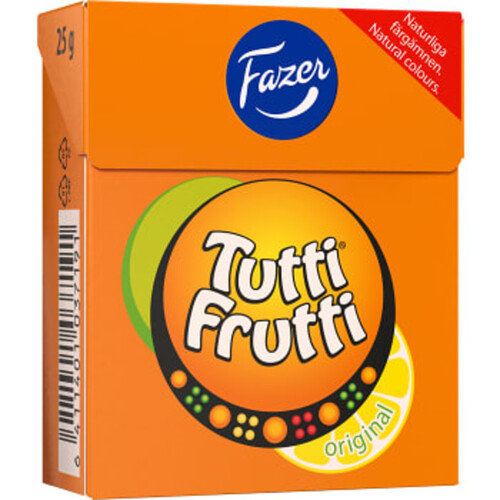 Tablettask Tutti Frutti 25g Fazer