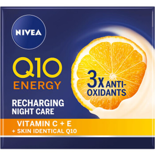 Nattkräm Q10 Energy Recharging Night Cream 50ml NIVEA