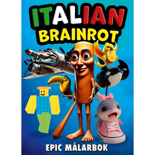 Italian Brainrot epic : målarbok