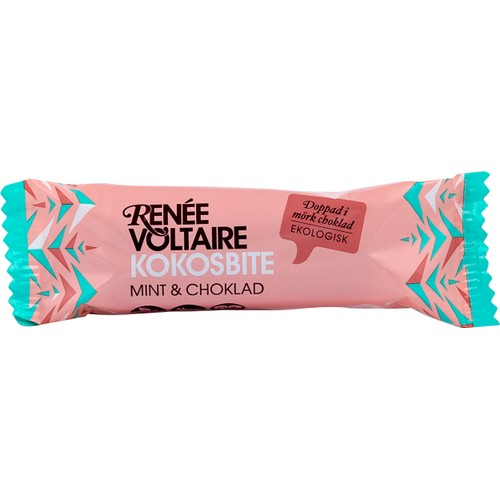 Kokosbite Mint & Choklad 40g Renée Voltaire