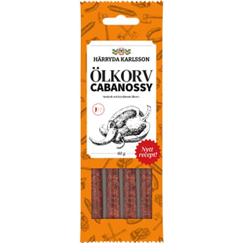 Ölkorv Cabanossy 80g Härryda Karlsson