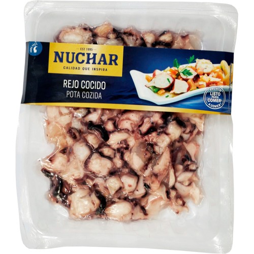 Bläckfisk Kokt I Skivor ca 350g Nuchar