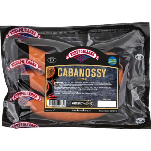Kryddkorv Cabanossy 240g Korvpojkarna