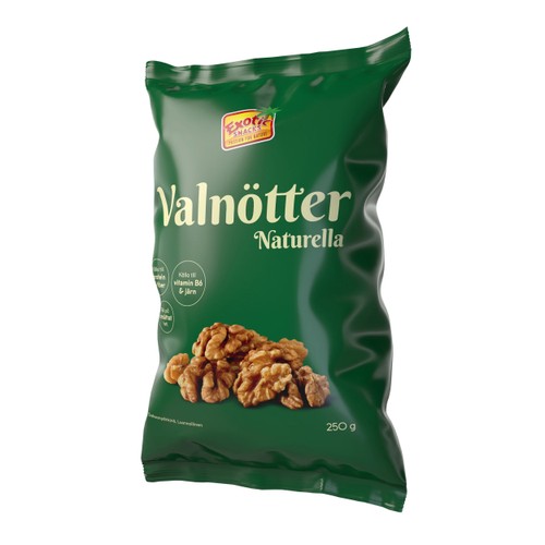 Valnötter naturella 250g Exotic Snacks
