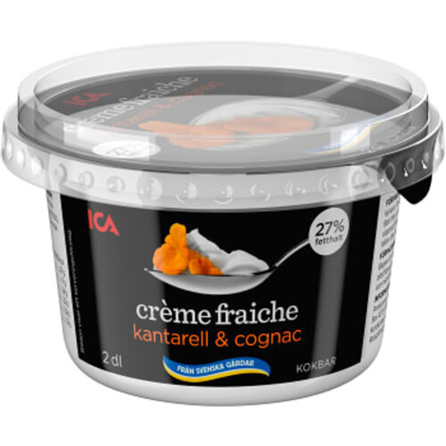 Crème Fraiche Kantarell Cognac 27% 2dl ICA