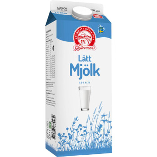 Lättmjölk 0,5% 1,5l Gefleortens®