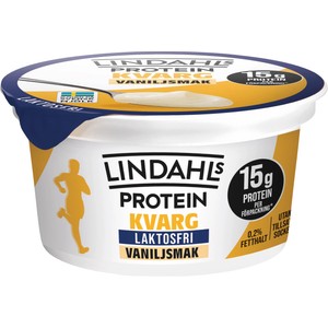 Kvarg Vaniljsmak 0,2% Laktosfri 150g Lindahls
