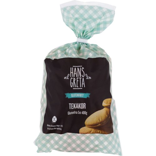 Tekakor Glutenfri Fryst 400g Hans & Greta