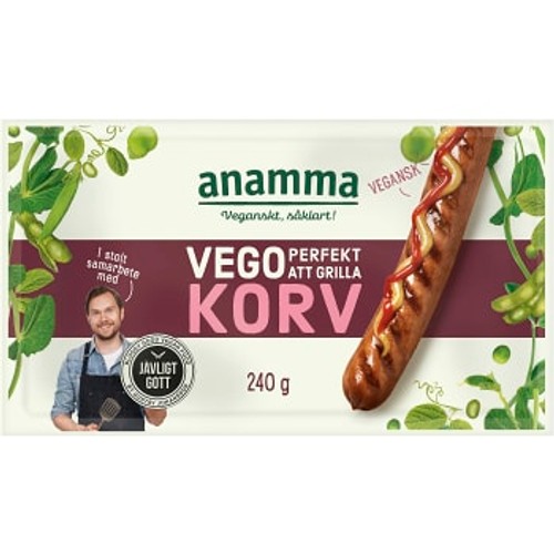 Vegokorv Jävligt Gott 240g Anamma