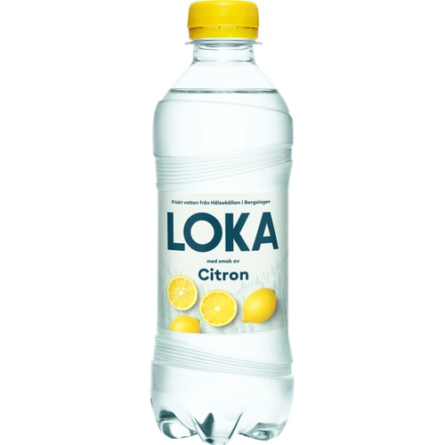 Vatten Kolsyrad Citron 33cl Flaska Loka