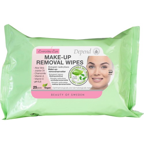 Make-up Removal Wipes 1-p Depend