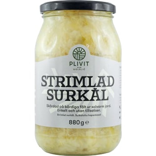 Surkål Strimlad 900g Plivit Trade
