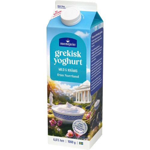 Grekisk Yoghurt Mild 6% 1000g Norrmejerier