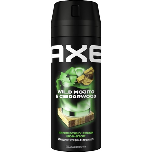Deodorant Spray 48h Body Wild Mojito Cedarwood 150ml AXE