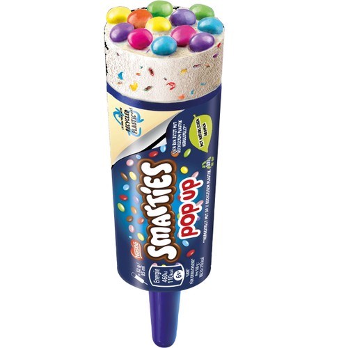 Glass Smarties pop up 1-p Nestle