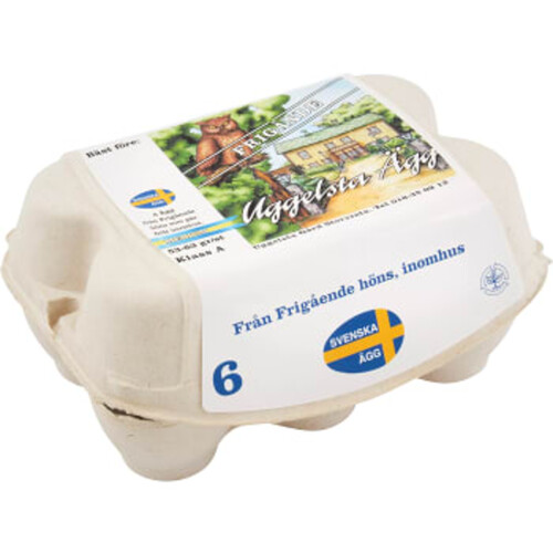 Ägg M Frigående 6-p Uggelsta Ägg