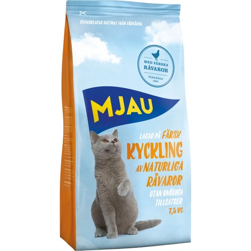 Kattmat Kyckling 7,5kg Mjau