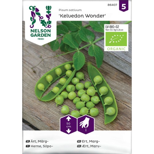 Ärt Märg-Kelwedon Wonder Org. Nelson Garden