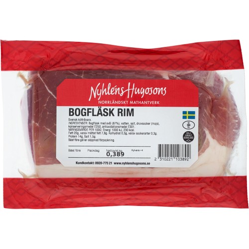 Bogfläsk Rim ca 400g Nyhléns Hugosons