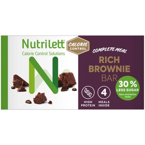 Viktkontroll Bar Rich Brownie 4-p Nutrilett
