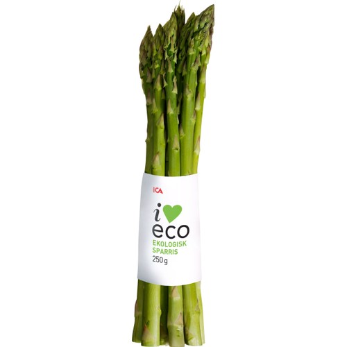 Grön sparris Ekologisk 250g Klass 1 ICA I love eco