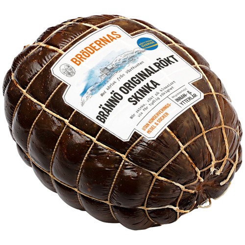 Skinka Brännö Originalrökt ca 3,2kg Brödernas