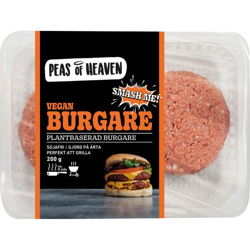 Veganburgare 200g Peas of Heaven
