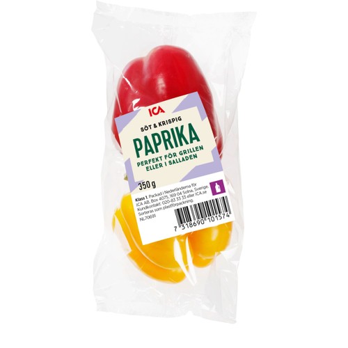 Grillpaprika 350g Klass 1 ICA