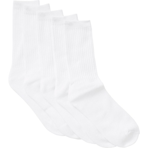 Sportsocka 5p vit 41/45 mywear