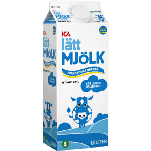 Lättmjölk 1,5l ICA