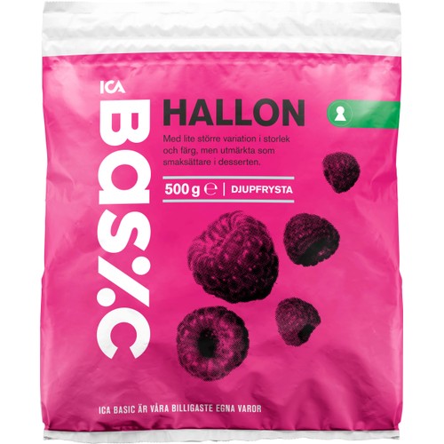 Hallon Fryst 500g ICA Basic