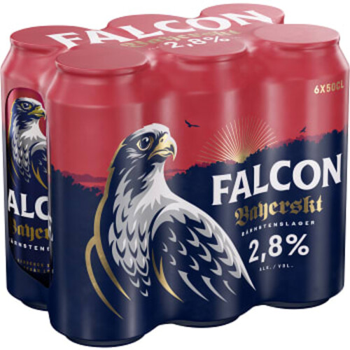 Öl Bayersk 2,8% 50cl 6-p Falcon