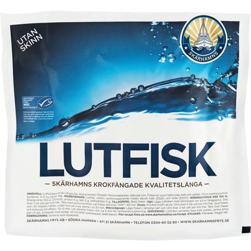 Lutfisk utan skinn ca 1kg Skärhamns