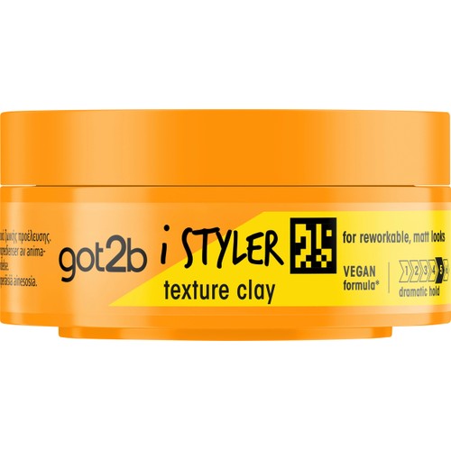 Hårvax Texture Clay 75ml Got2B Schwarzkopf