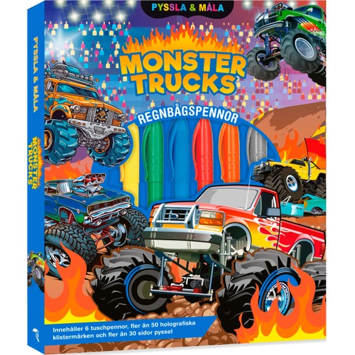 Pyssla och måla Monstertrucks