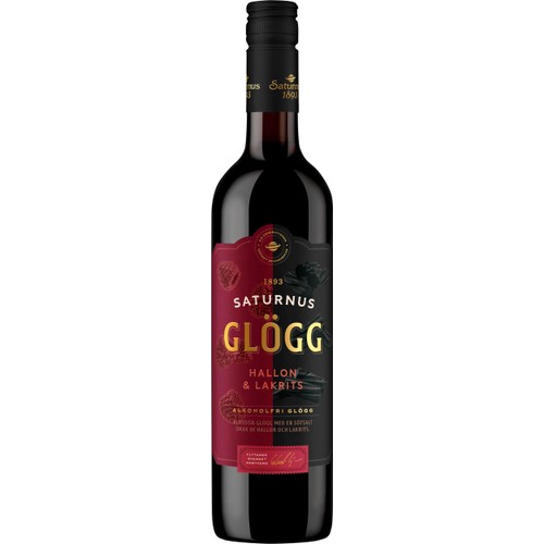 Glögg Hallon & lakrits 50cl Saturnus 1893