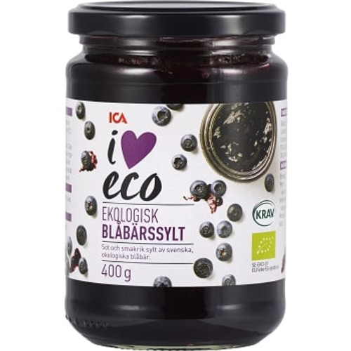 Blåbärssylt 400g KRAV ICA I love eco