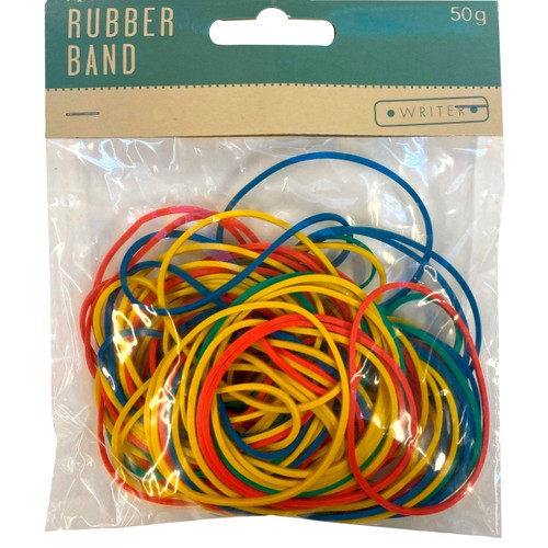 Gummiband Mixfärg 50p Writer