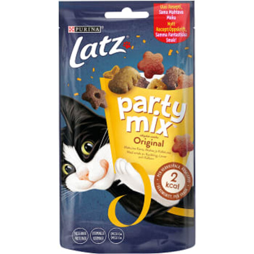 Kattsnacks Party mix Original 60g Latz