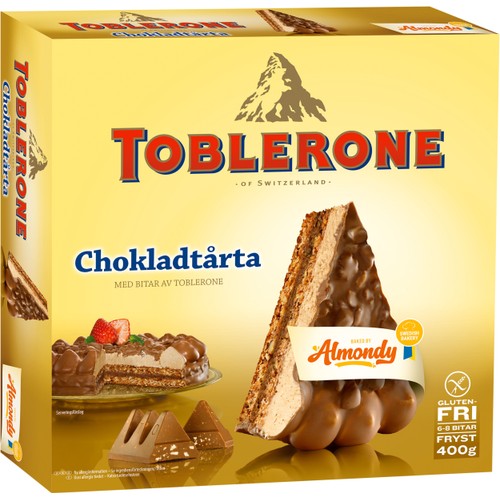 Tobleronetårta Glutenfri Fryst 400g Almondy