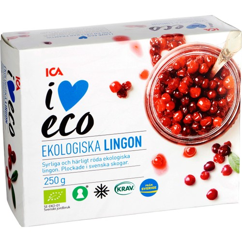 Lingon 250g KRAV ICA I love eco